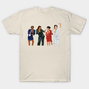 Living Single Black Show Stencil Art T-Shirt